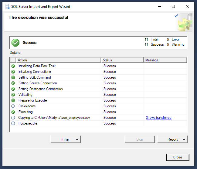 How to Export Data From Microsoft SQL Server to a CSV File