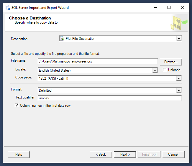 How to Export Data From Microsoft SQL Server to a CSV File