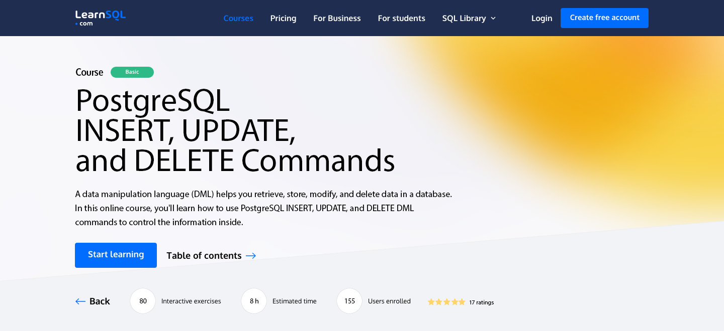 PostgreSQL INSERT, UPDATE, and DELETE Commands