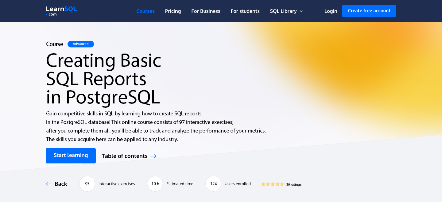 Creating Basic SQL Reports in PostgreSQL