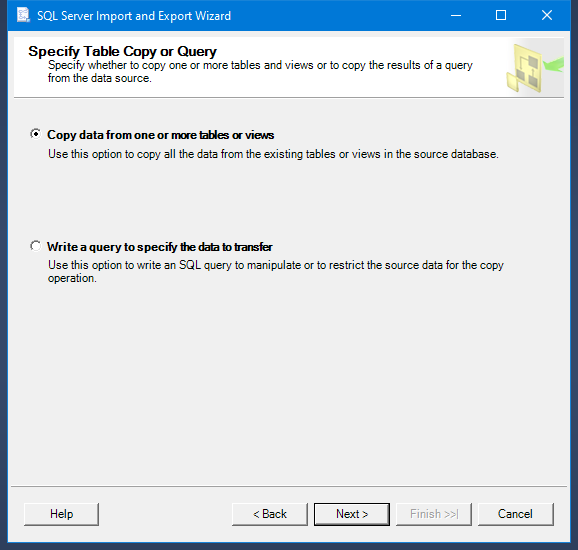 SQL export to CSV command