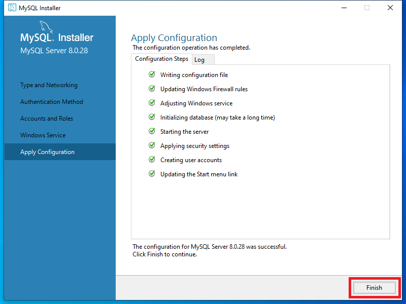 Install MySQL