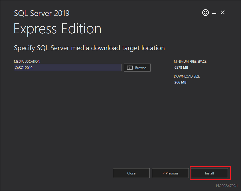 Install Microsoft SQL Server 2019 and SQL Server Management Studio