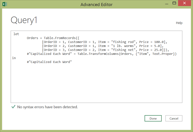 SQL for BI tools