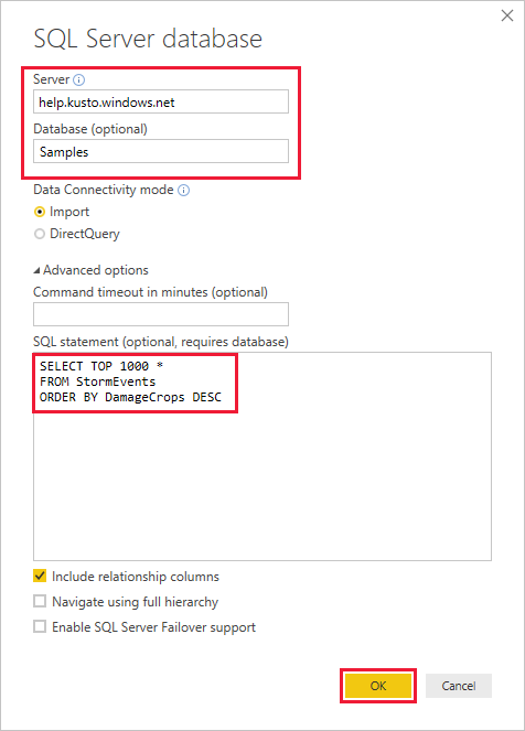 SQL for BI tools