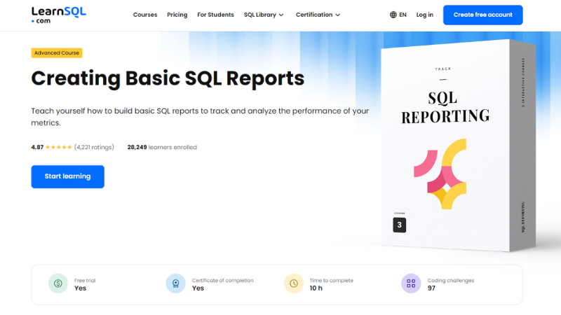 New Personalized SQL Learning Plan