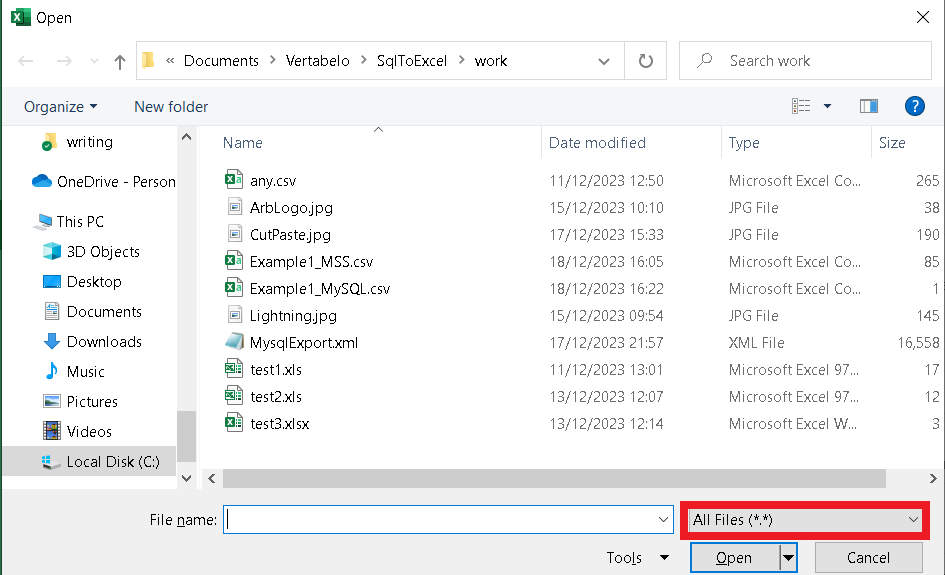 Data Export: From SQL Query to Spreadsheet