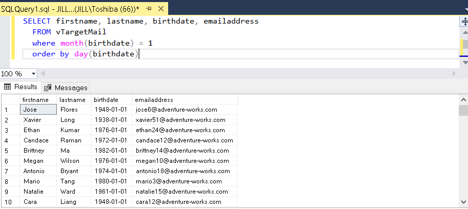 Data Export: From SQL Query to Spreadsheet