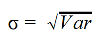 standard deviation