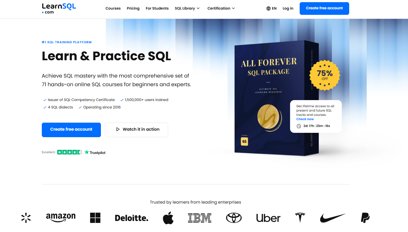 Top 5 SQL Courses and Learning Platforms for 2025