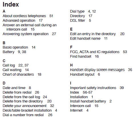 what is an index